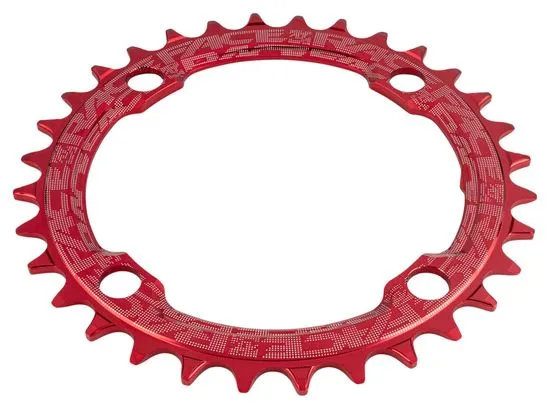 Race Face Narrow Wide Single Chainring 104mm BCD Rosso