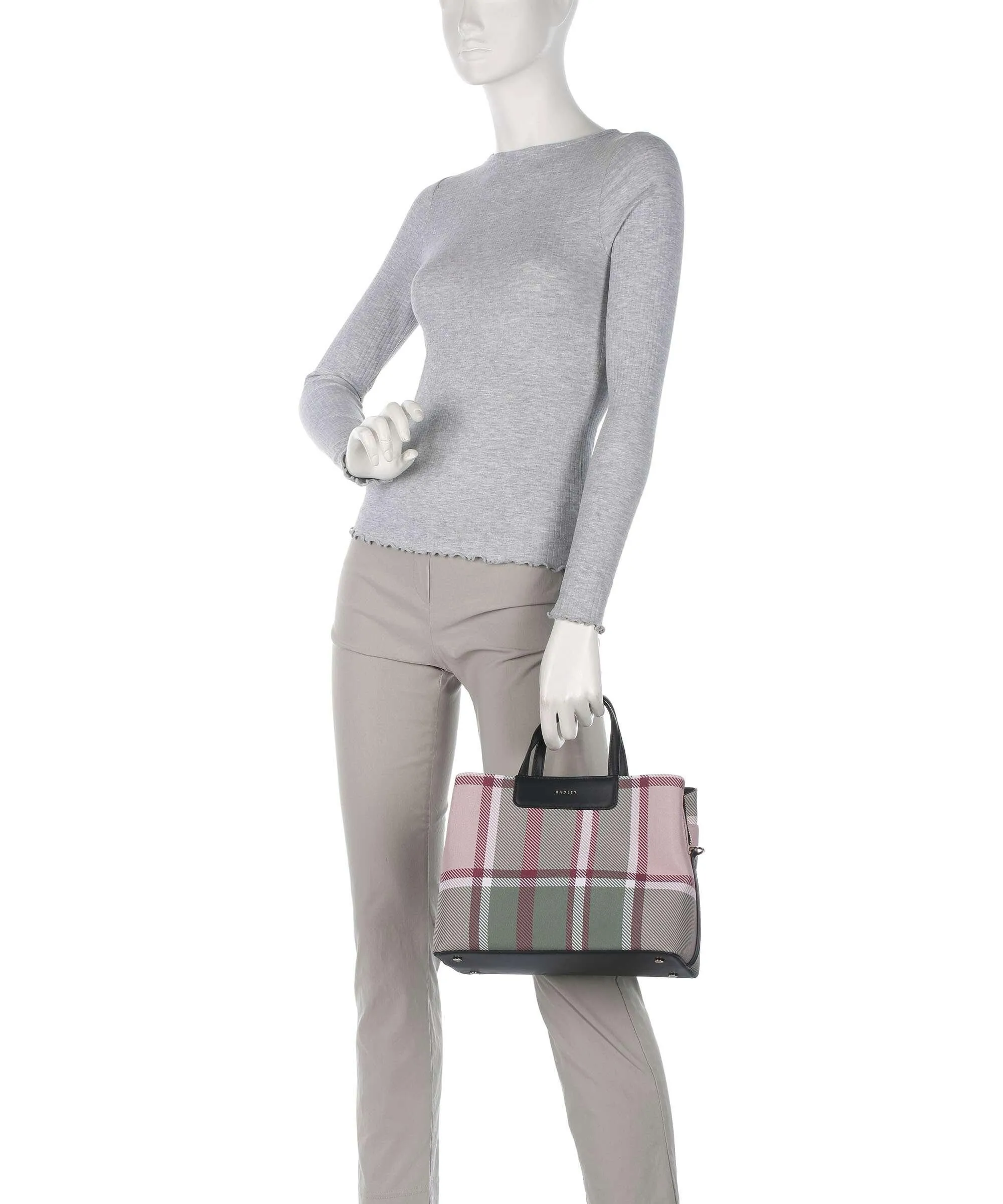  Radley London Manor Gardens Check Borsa a mano tissu multicolore  