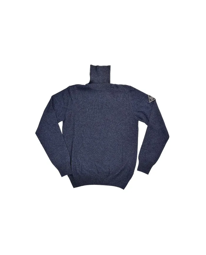 ROY ROGER'S Dolcevita Uomo Turtle Neck A-ET Lana Cashmere 999 DENIM
