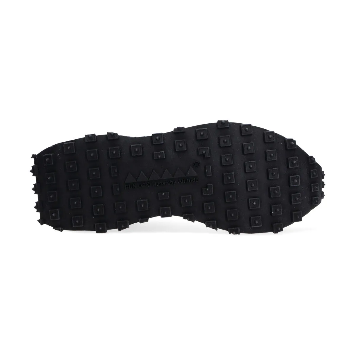 Run Of sneaker Neon camoscio nylon bianco
