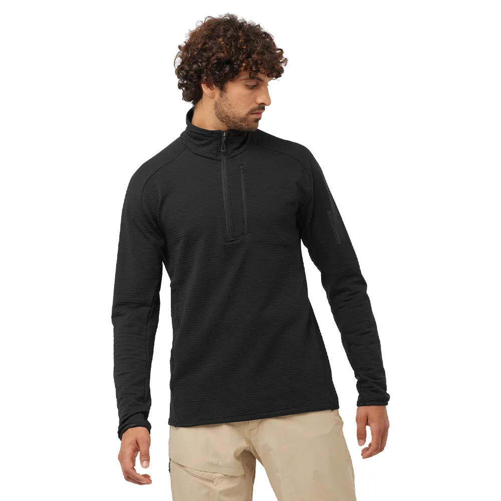 Salomon Essential Lightwarm Maglia in pile con mezza zip - AW23