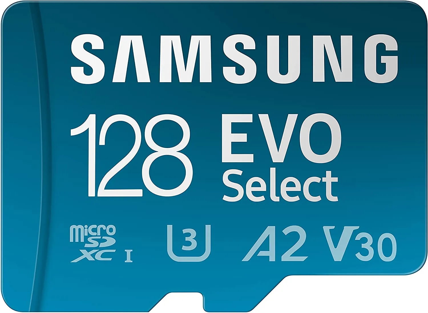 Samsung Memorie Evo Select Scheda Microsd Da 256 Gb, Uhs-I U3, Fino A 130 Mb/S, Blu