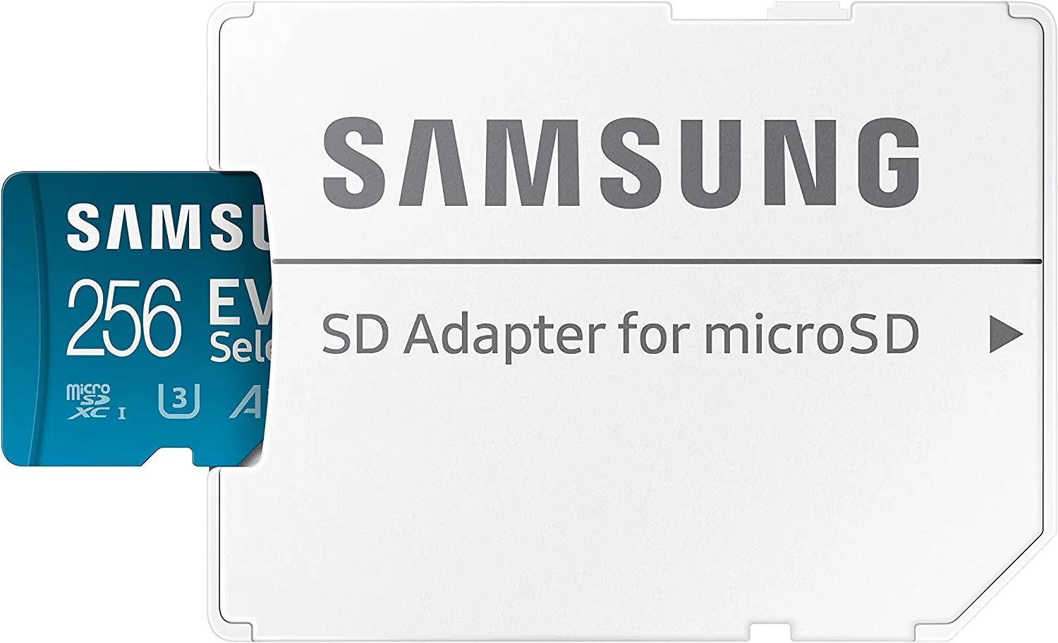 Samsung Memorie Evo Select Scheda Microsd Da 256 Gb, Uhs-I U3, Fino A 130 Mb/S, Blu