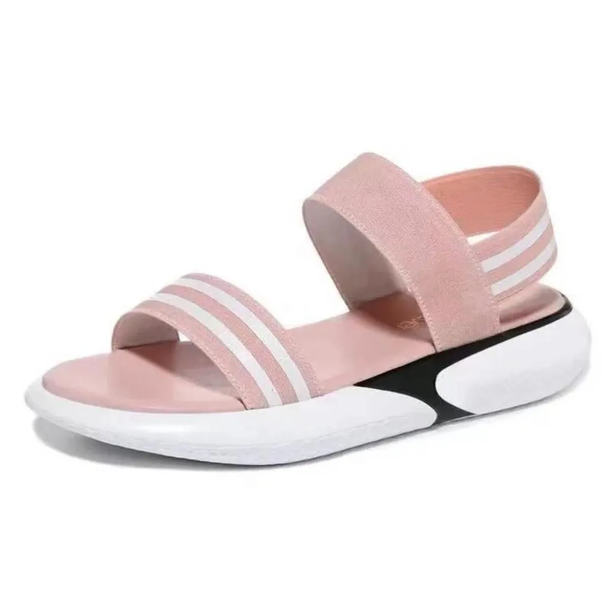 Scarpe da donna 2023 Sandali da donna con plateau caldi Sandali da donna estivi da passeggio all'aperto Solido leggero Slip On S