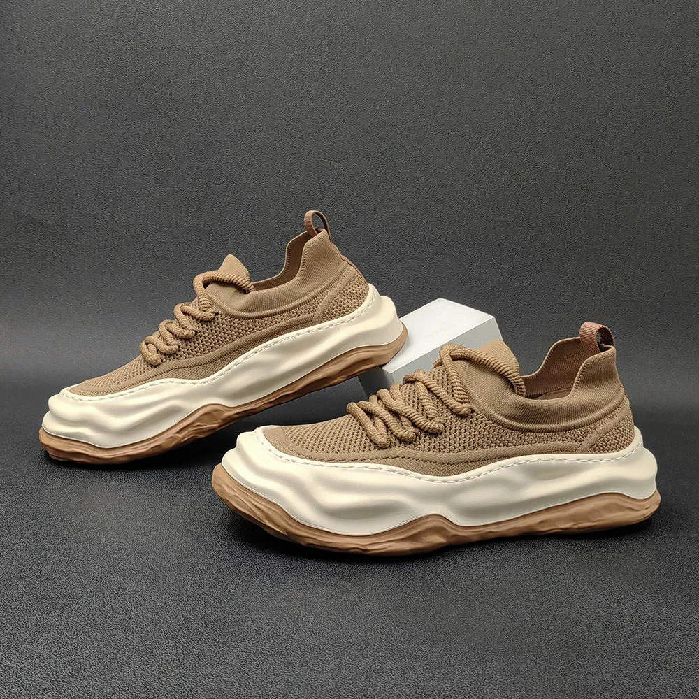 Scarpe da uomo estive minimaliste in morbida tela traspirante