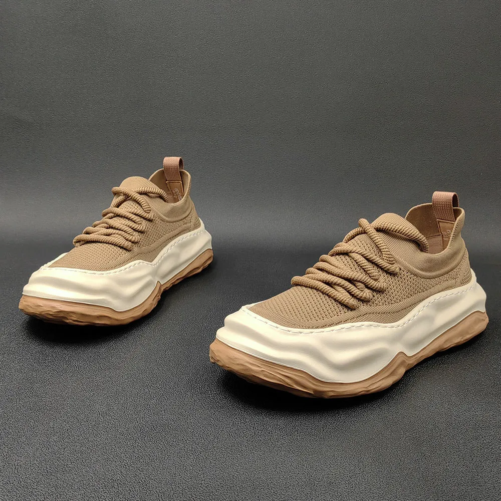 Scarpe da uomo estive minimaliste in morbida tela traspirante