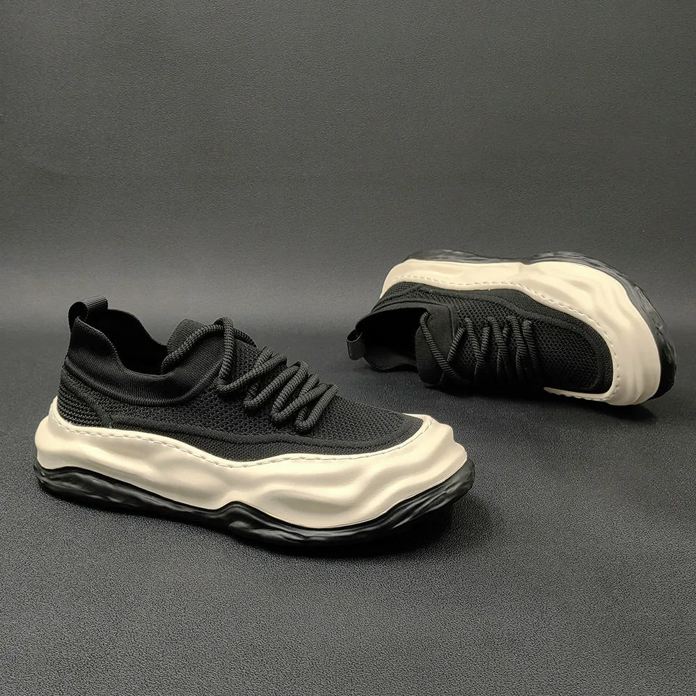 Scarpe da uomo estive minimaliste in morbida tela traspirante