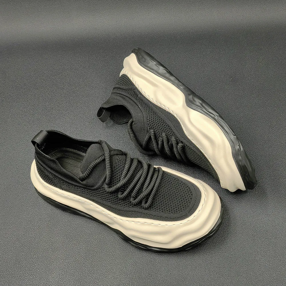 Scarpe da uomo estive minimaliste in morbida tela traspirante