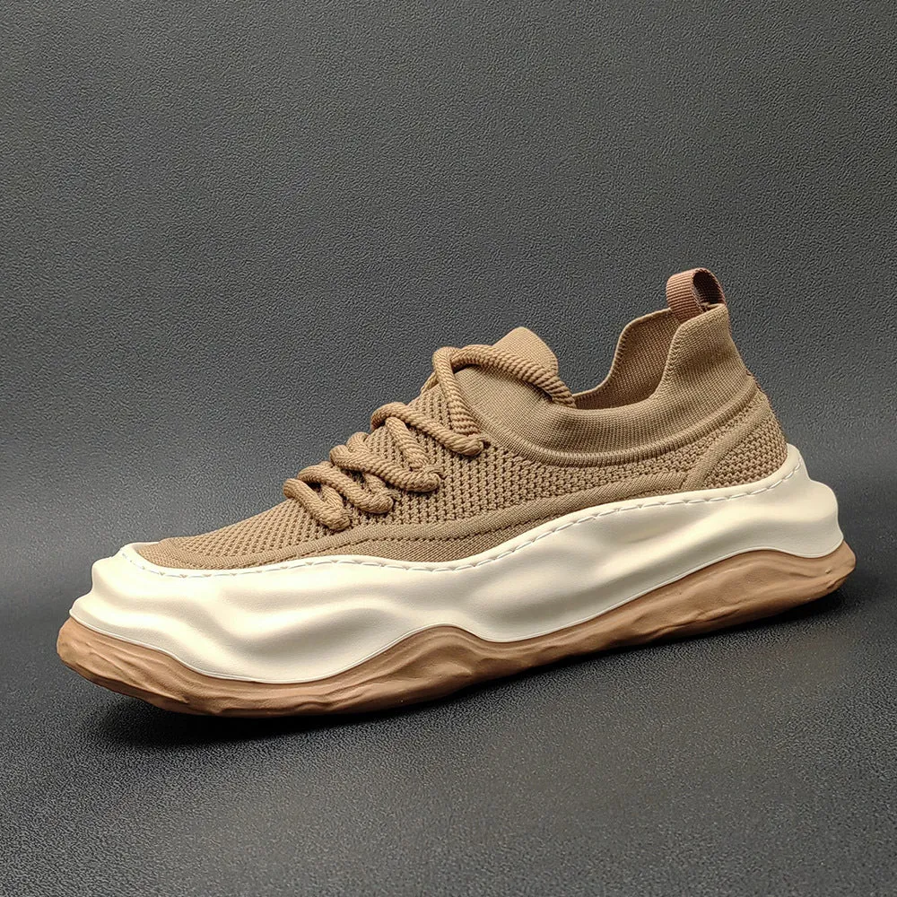 Scarpe da uomo estive minimaliste in morbida tela traspirante