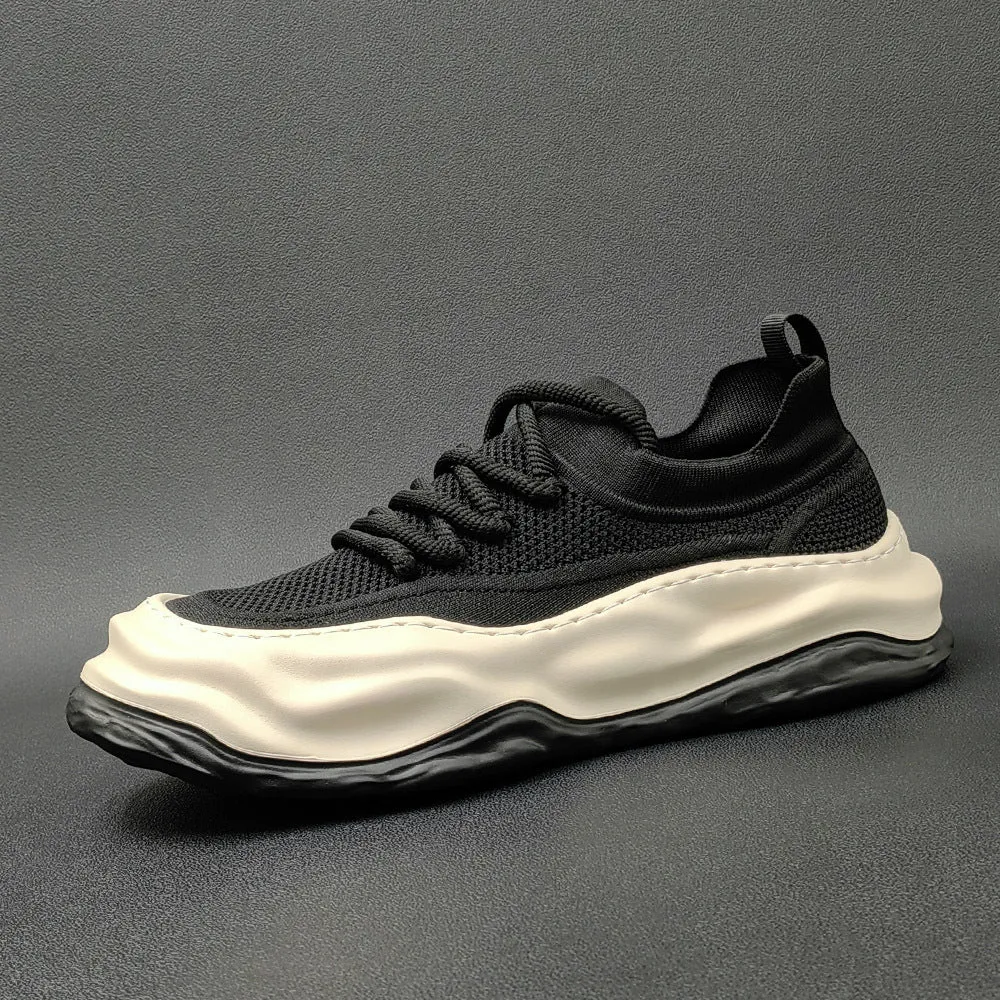 Scarpe da uomo estive minimaliste in morbida tela traspirante