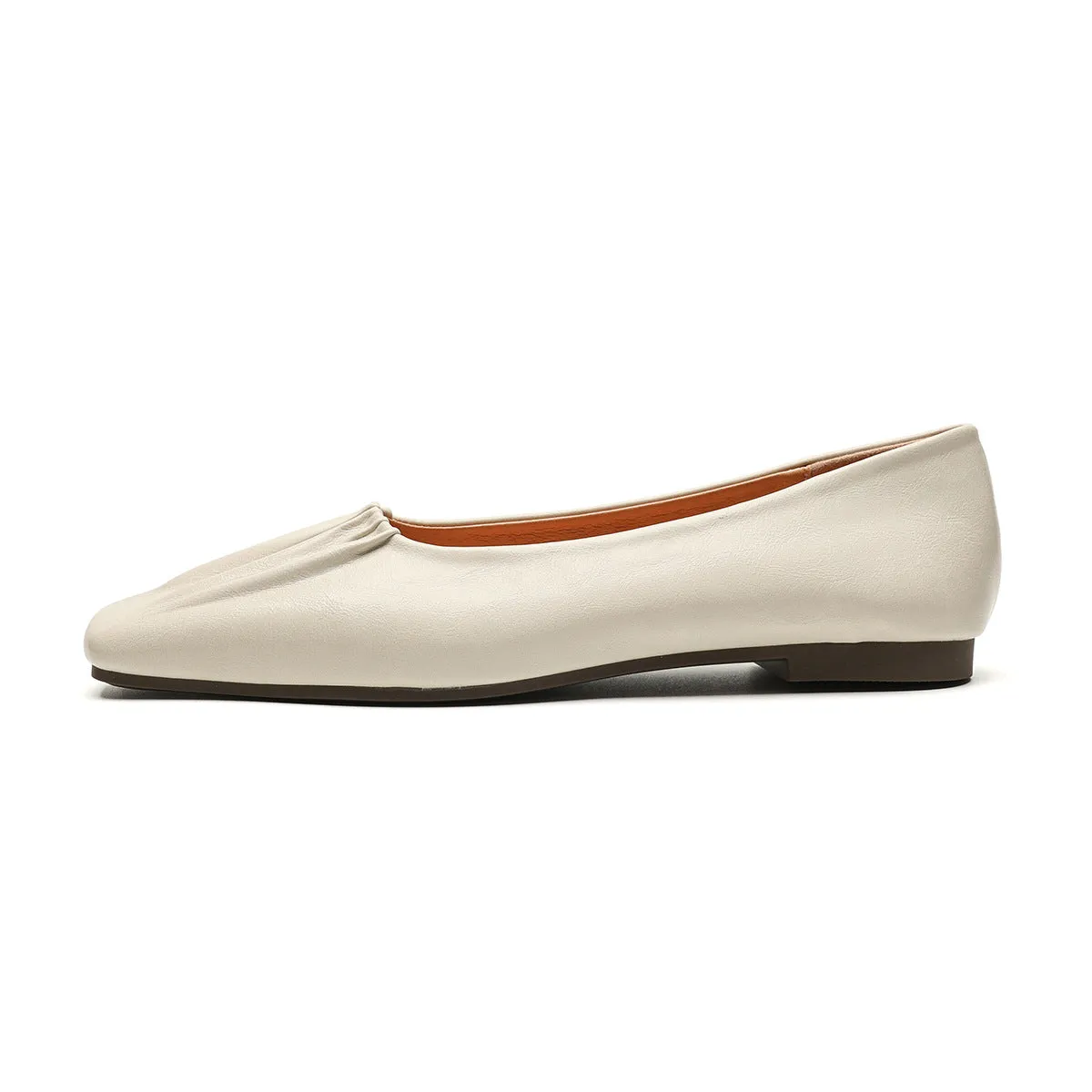 Scarpe morbide da donna con punta quadrata e moda casual