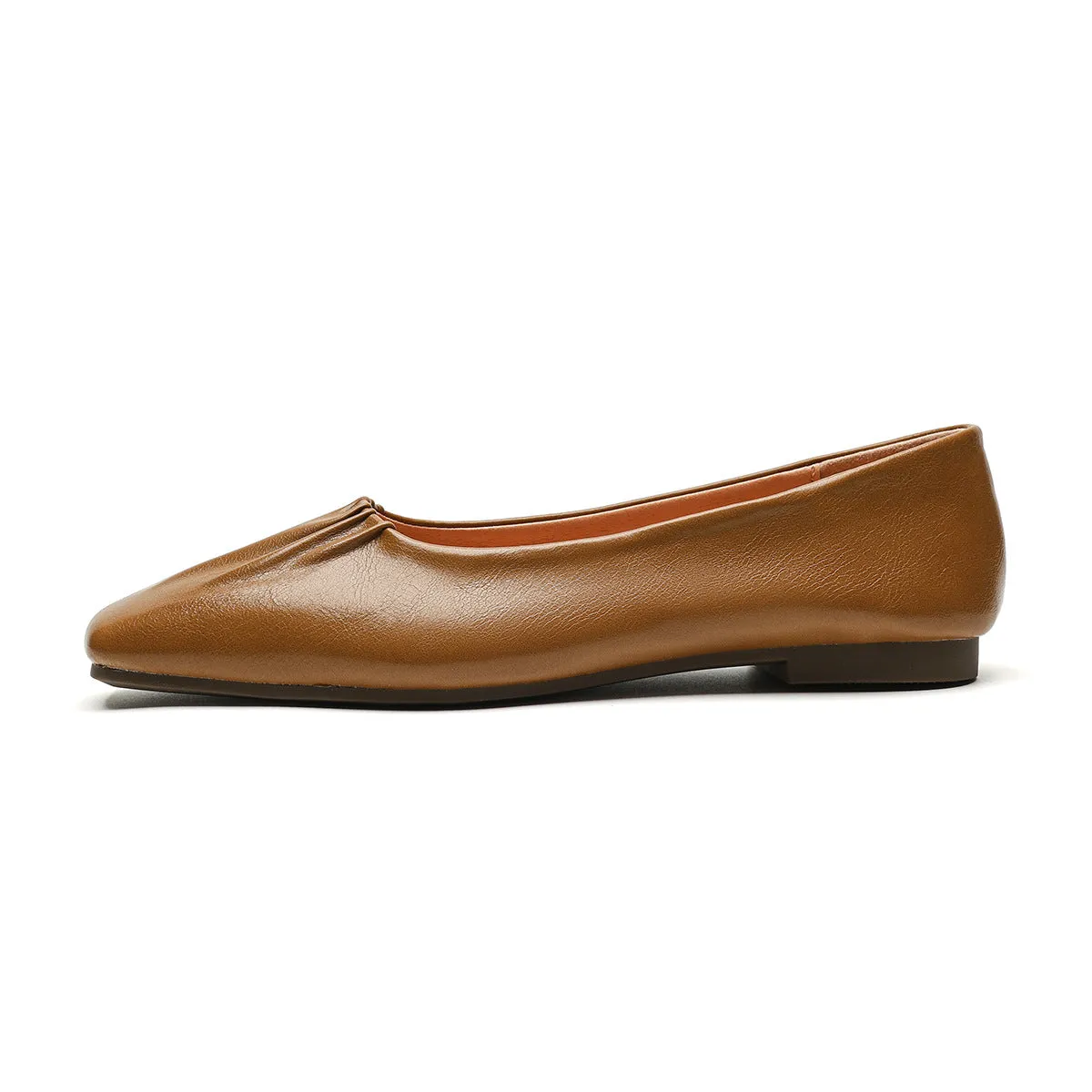 Scarpe morbide da donna con punta quadrata e moda casual