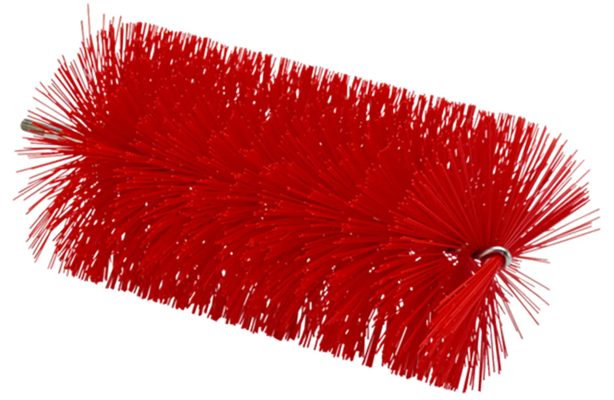 Scovolino Vikan, con setole in Poliestere di 100mm, colore Rosso