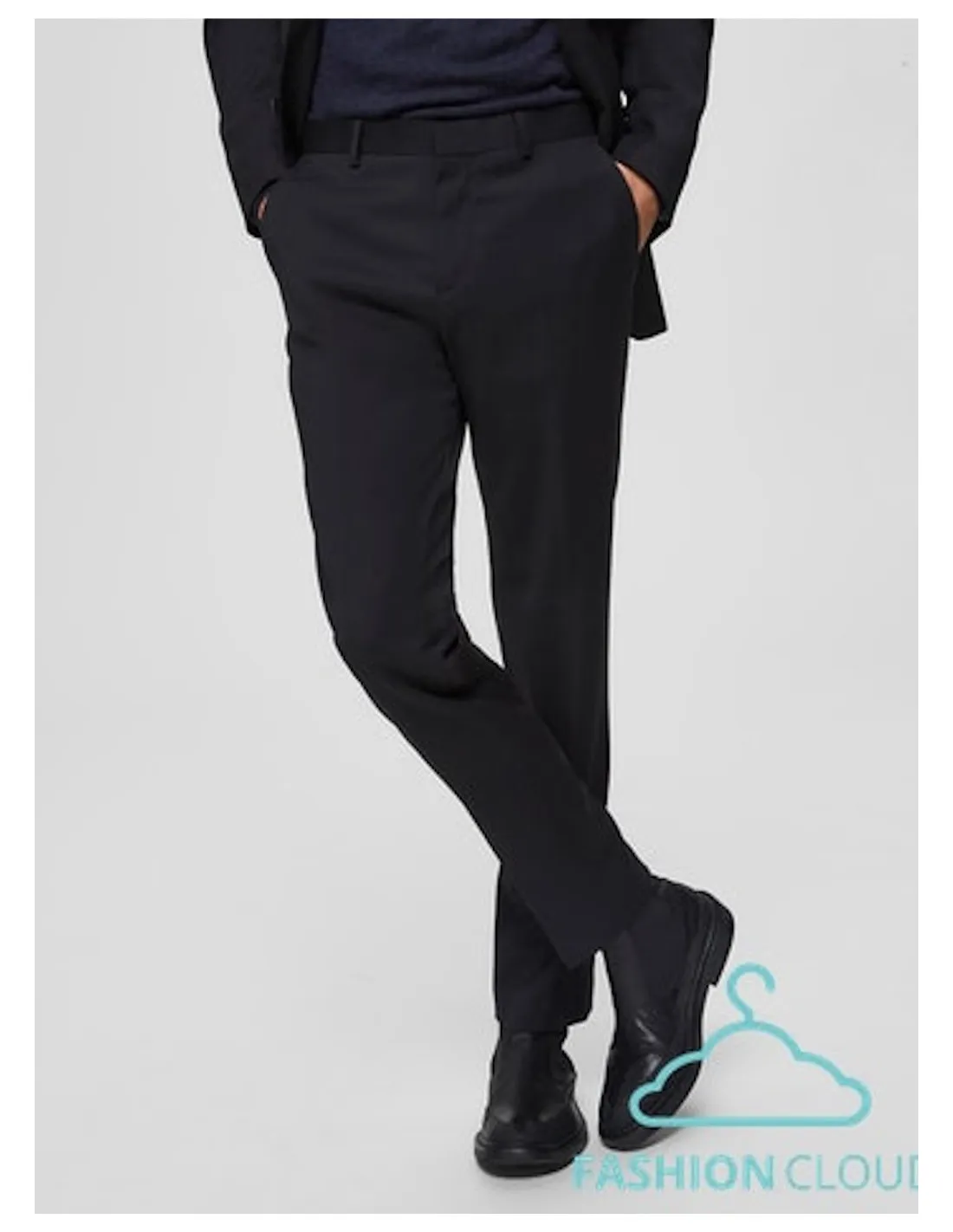 SELECTED PANTALONE SLHSLIM-MYLOBILL BLACK TRS B N