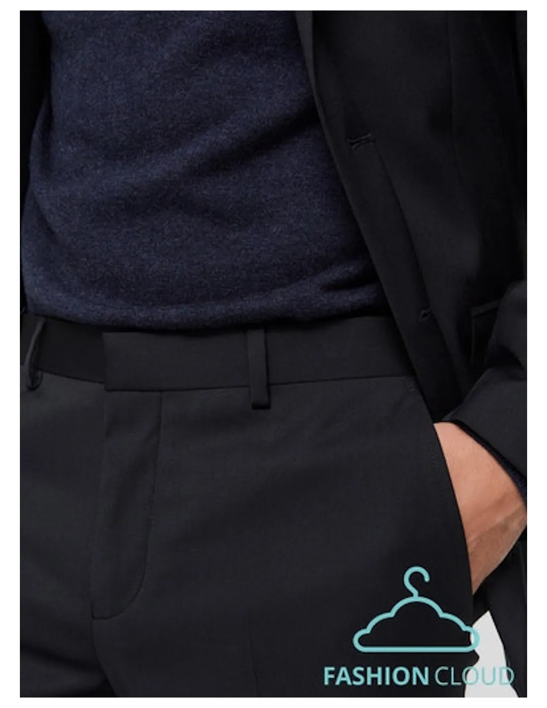 SELECTED PANTALONE SLHSLIM-MYLOBILL BLACK TRS B N