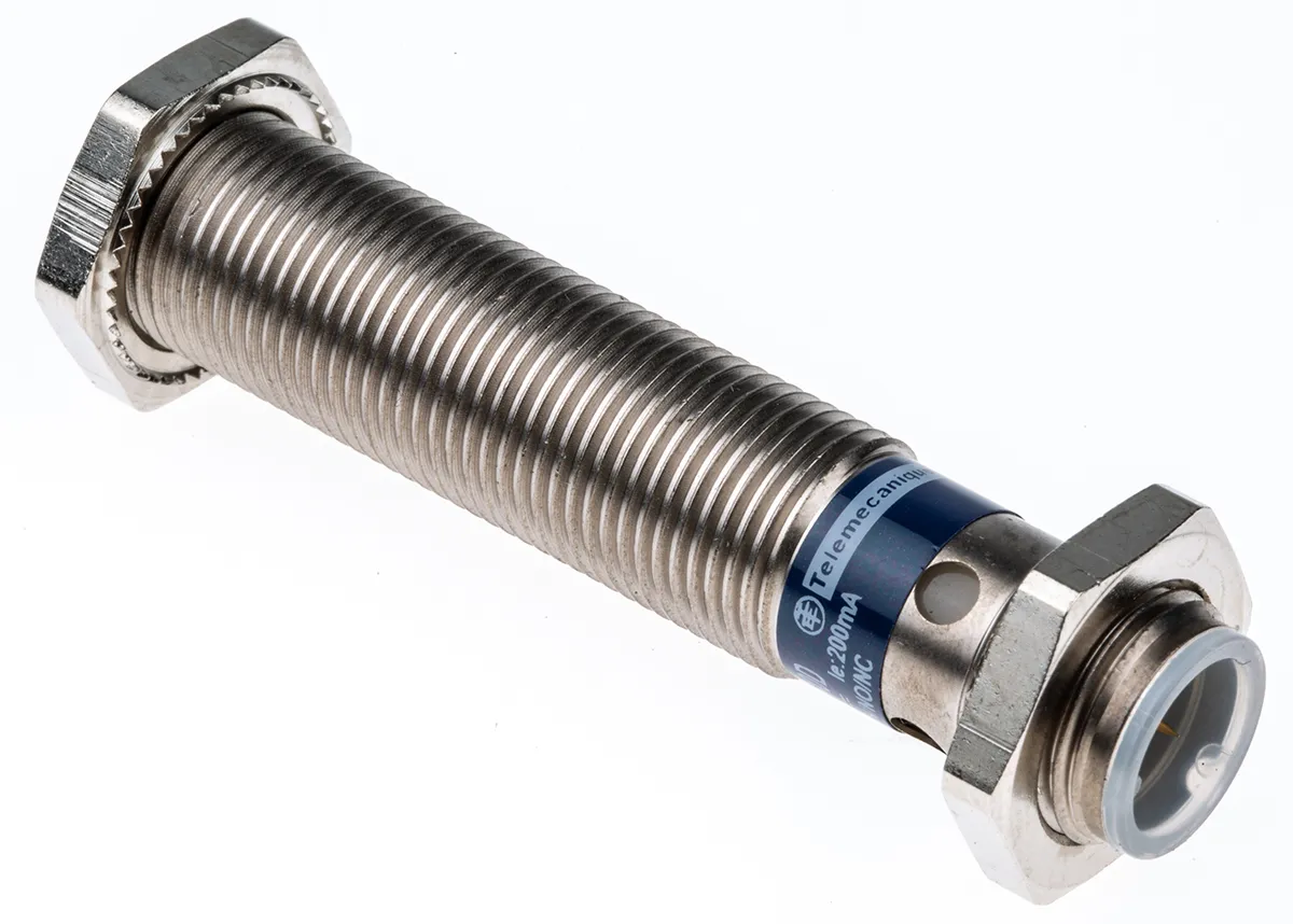 Sensore di prossimità Cilindro filettato Telemecanique Sensors, M12, rilevamento 2 mm, 10 36 V c.c.