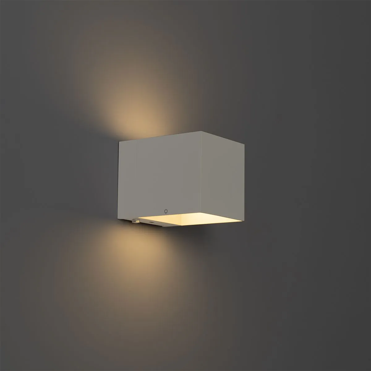 Set di 2 lampade da parete bianche con dimmer ricaricabili - Joris