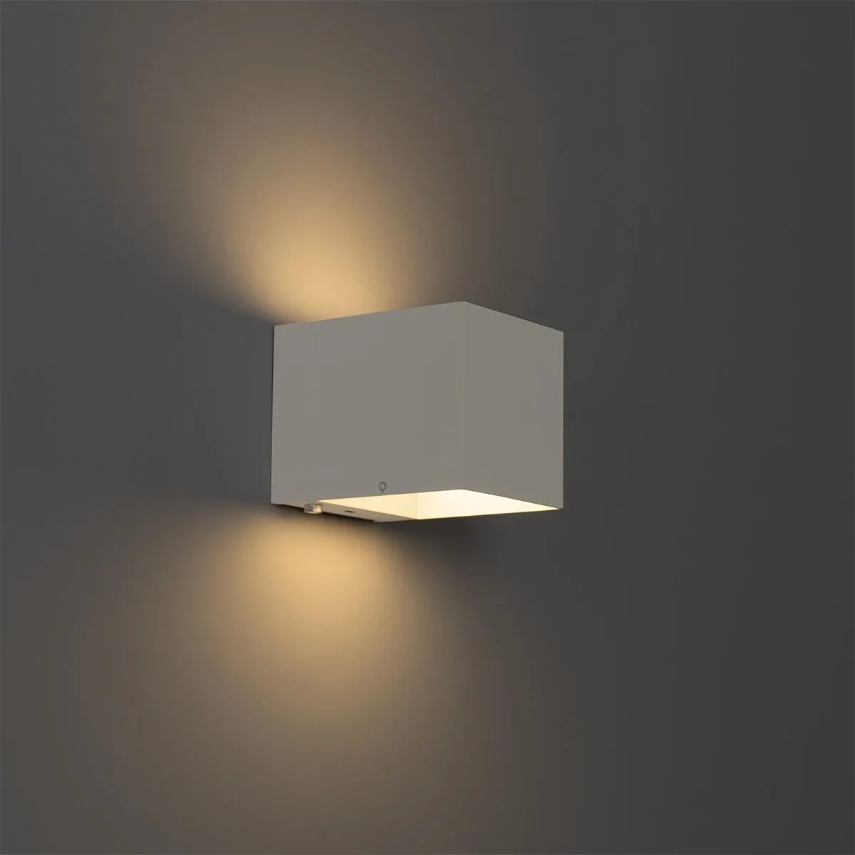 Set di 2 lampade da parete bianche con dimmer ricaricabili - Joris