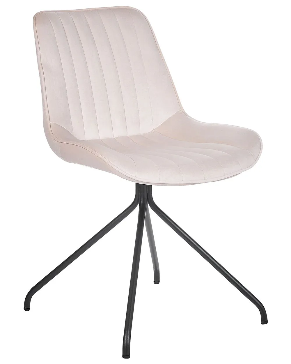 Set di 2 sedie da pranzo NAVASOTA Velluto Beige