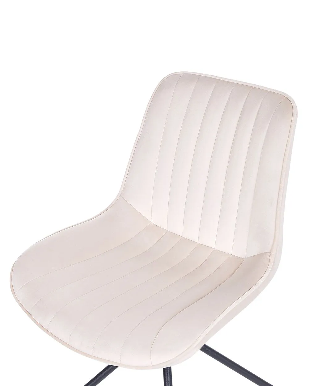 Set di 2 sedie da pranzo NAVASOTA Velluto Beige