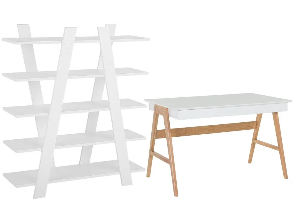 Set di Mobili da Ufficio ESCALANTE/SHESLAY Bianco