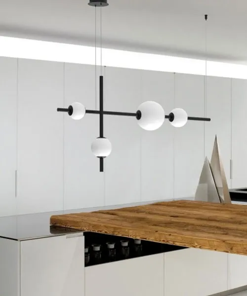 SIKREA Tolomeo/SL 4158 Lampadario Moderno a LED