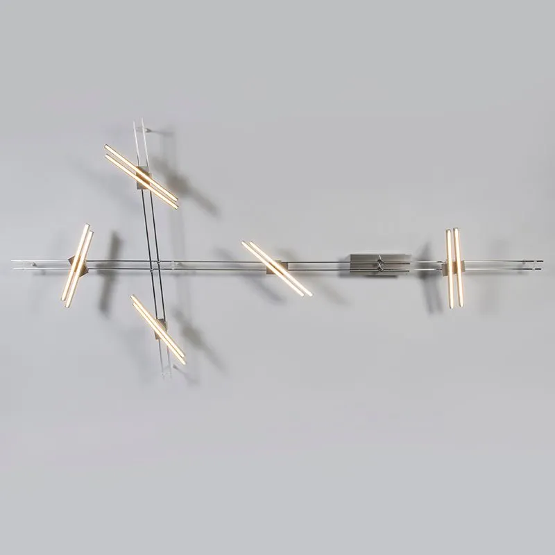 Sistema di cavi JUMBLE 5 a LED acciaio