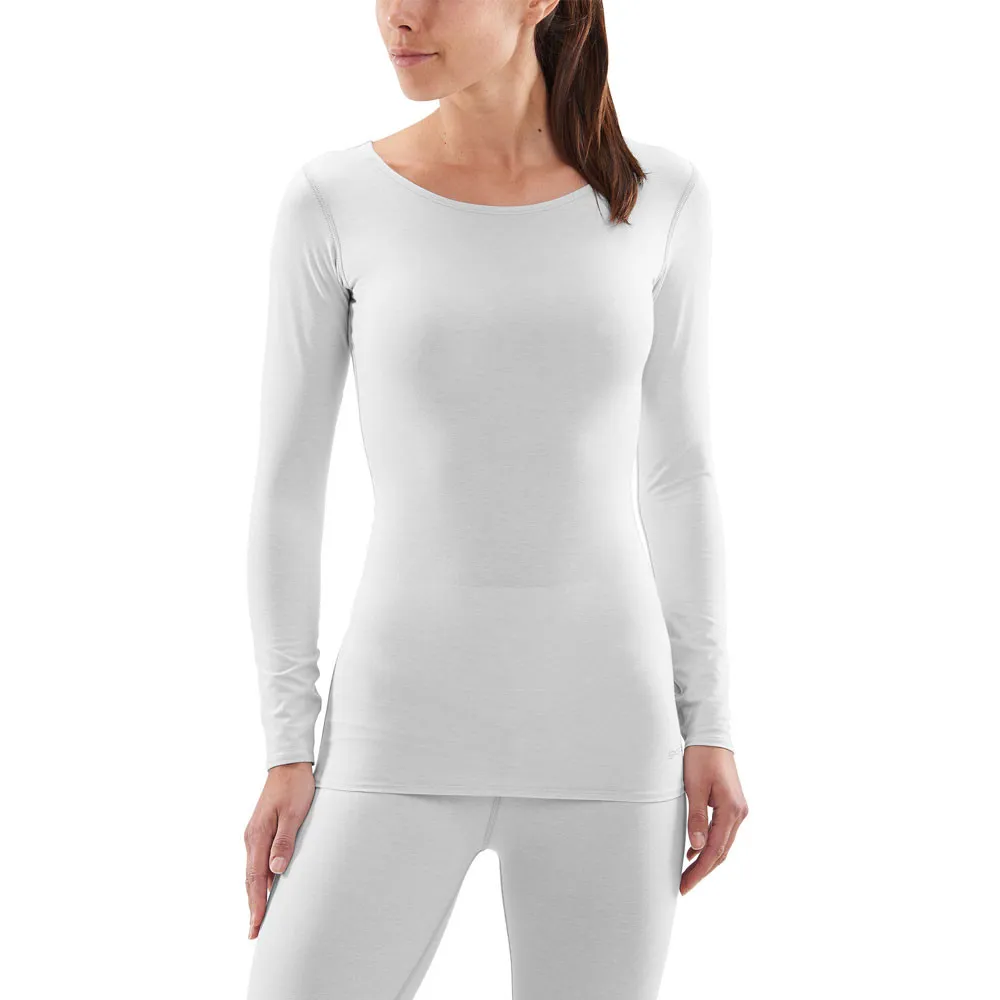 Skins DNAmic Sleep Recovery per donna Manica lunga Maglia a compressione