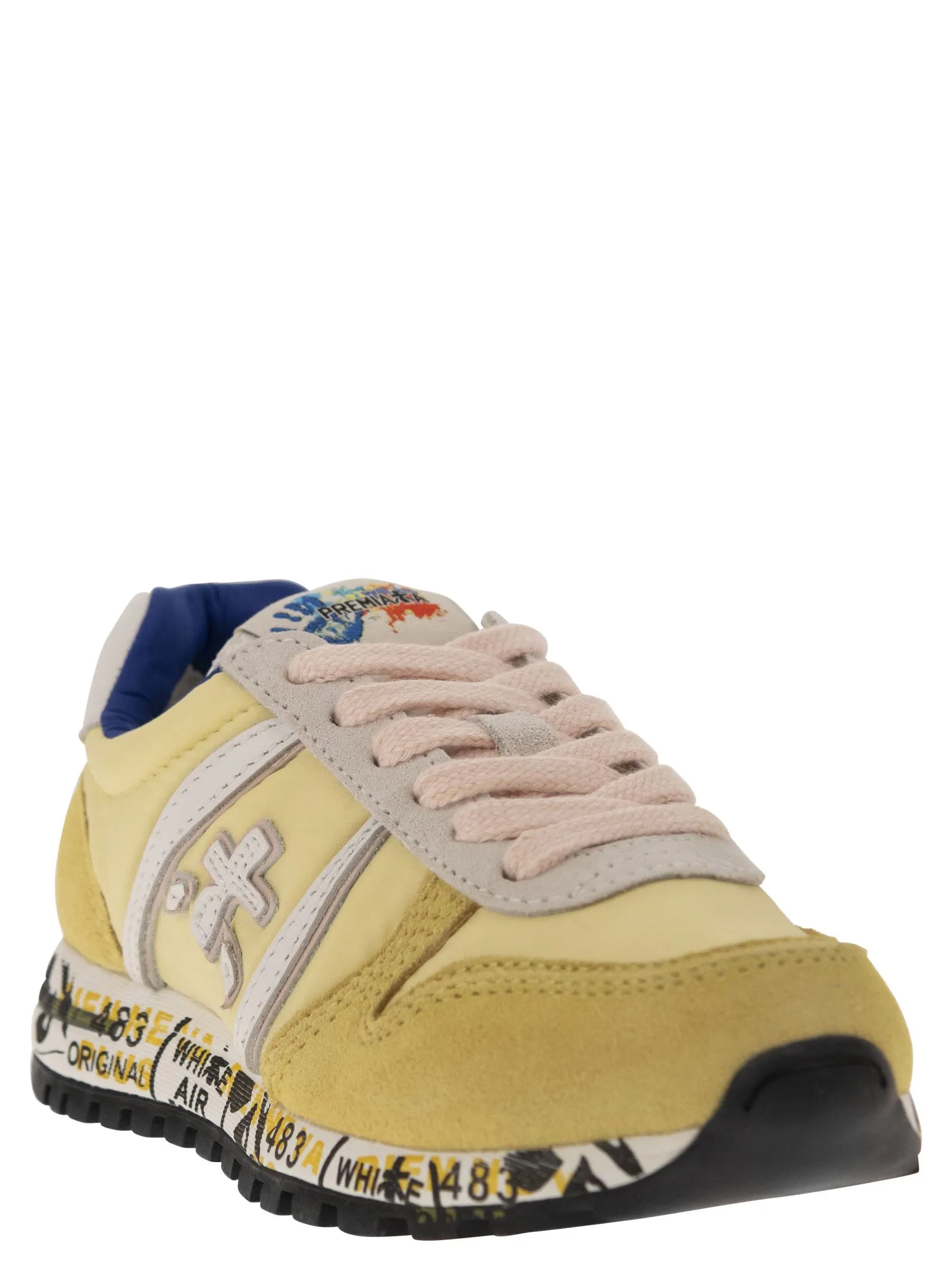 SKY – Sneakers in camoscio e nylon