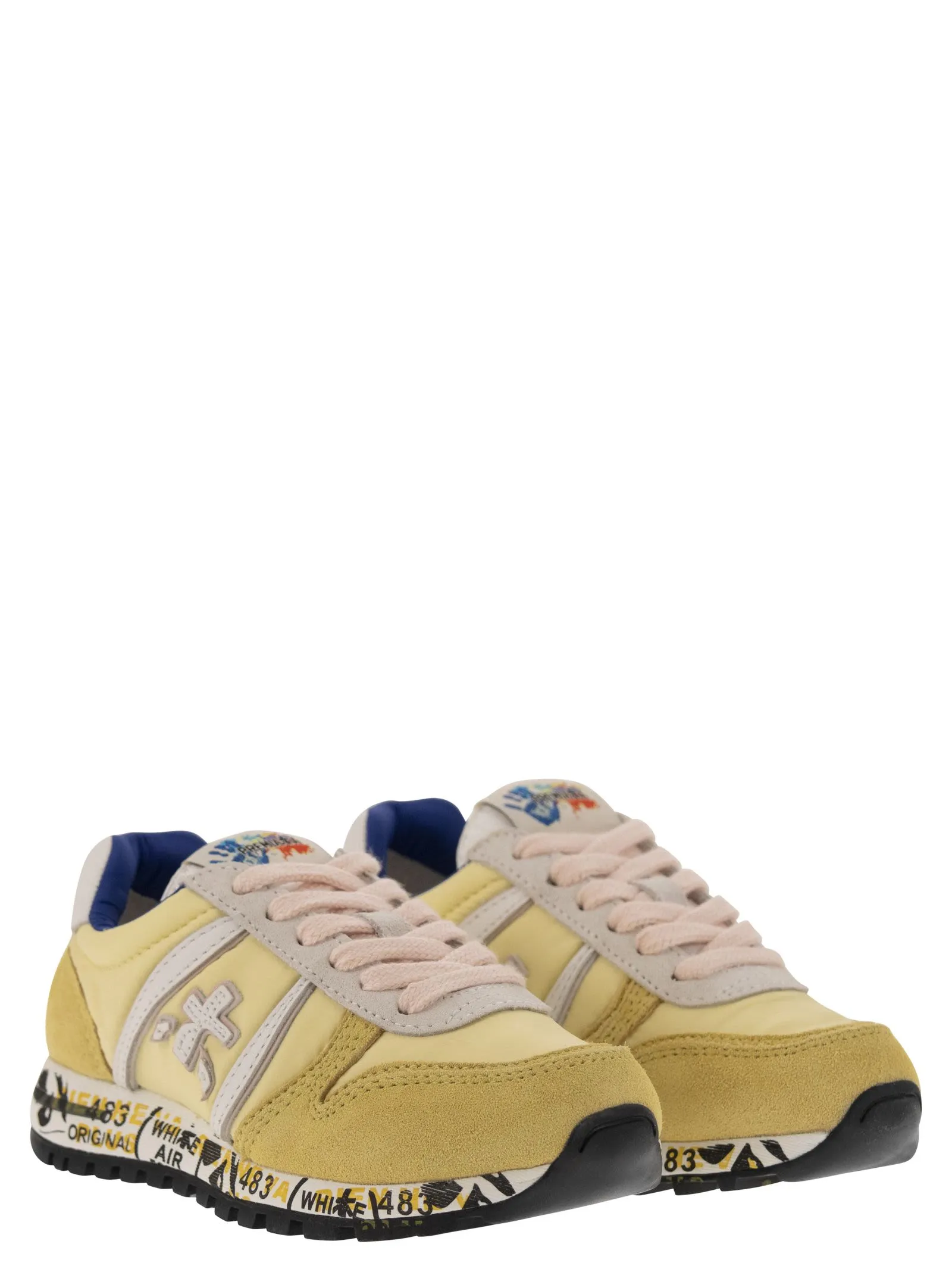 SKY – Sneakers in camoscio e nylon