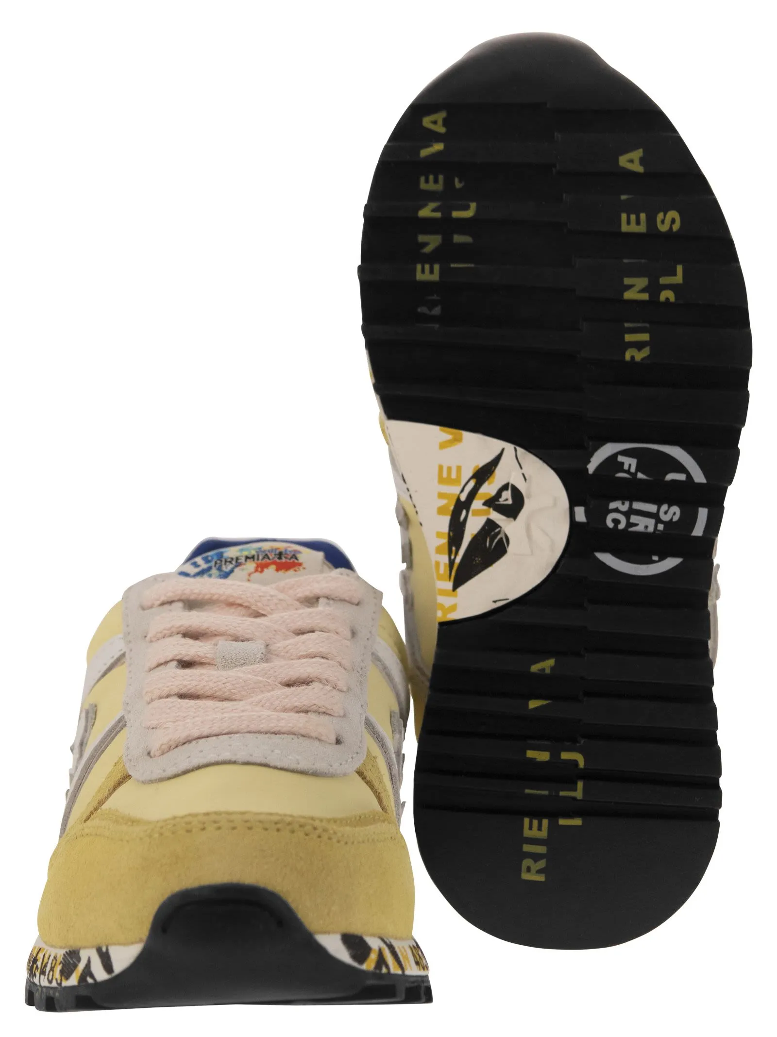 SKY – Sneakers in camoscio e nylon