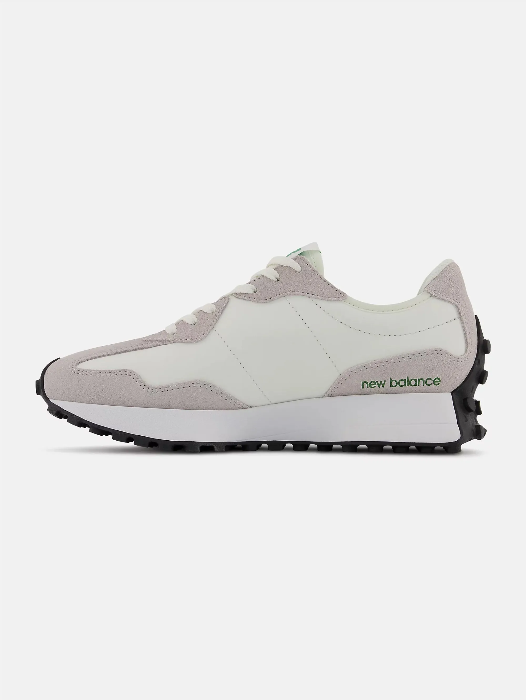 Sneakers in Pelle 327 Grigio/Verde