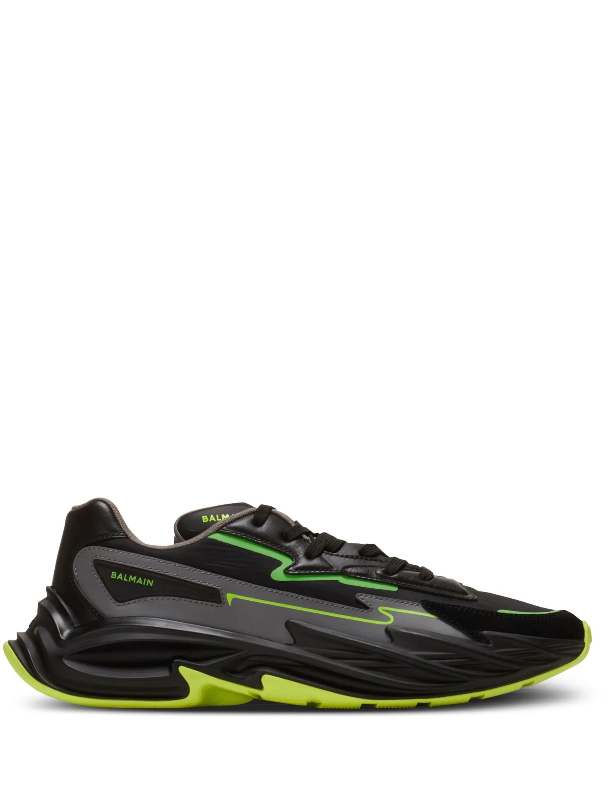 Sneakers run-row in pelle e nylon