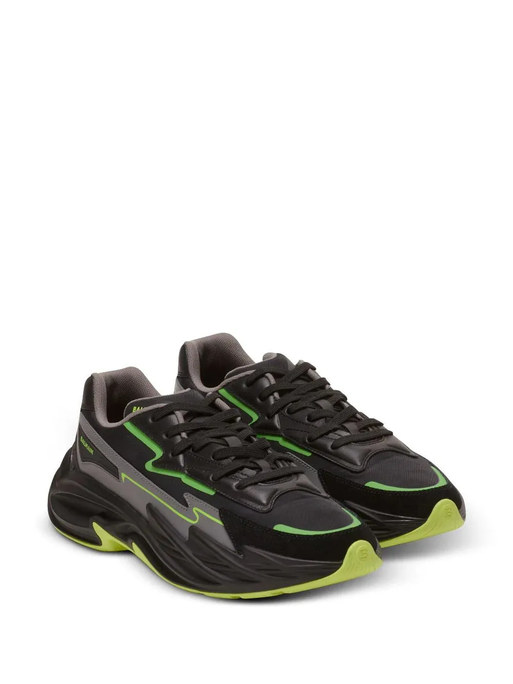 Sneakers run-row in pelle e nylon