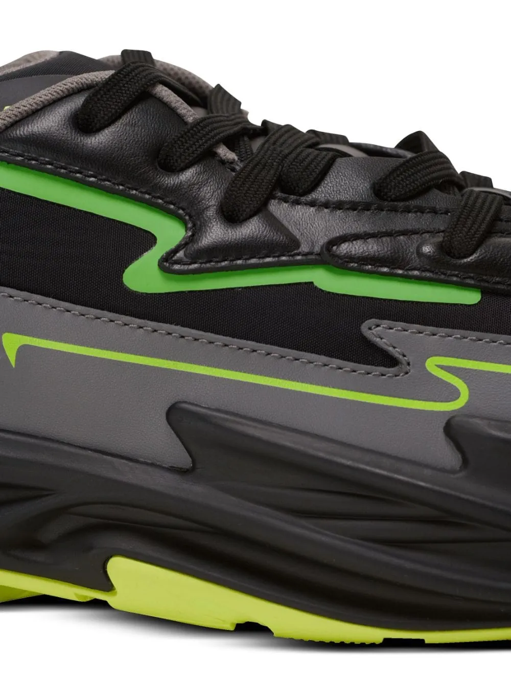 Sneakers run-row in pelle e nylon