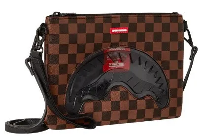 Sprayground Pochette CLEAR RUBBER SHARK CROSSOVER CLUTCH CON TRACOLLA 910B6515NSZ
