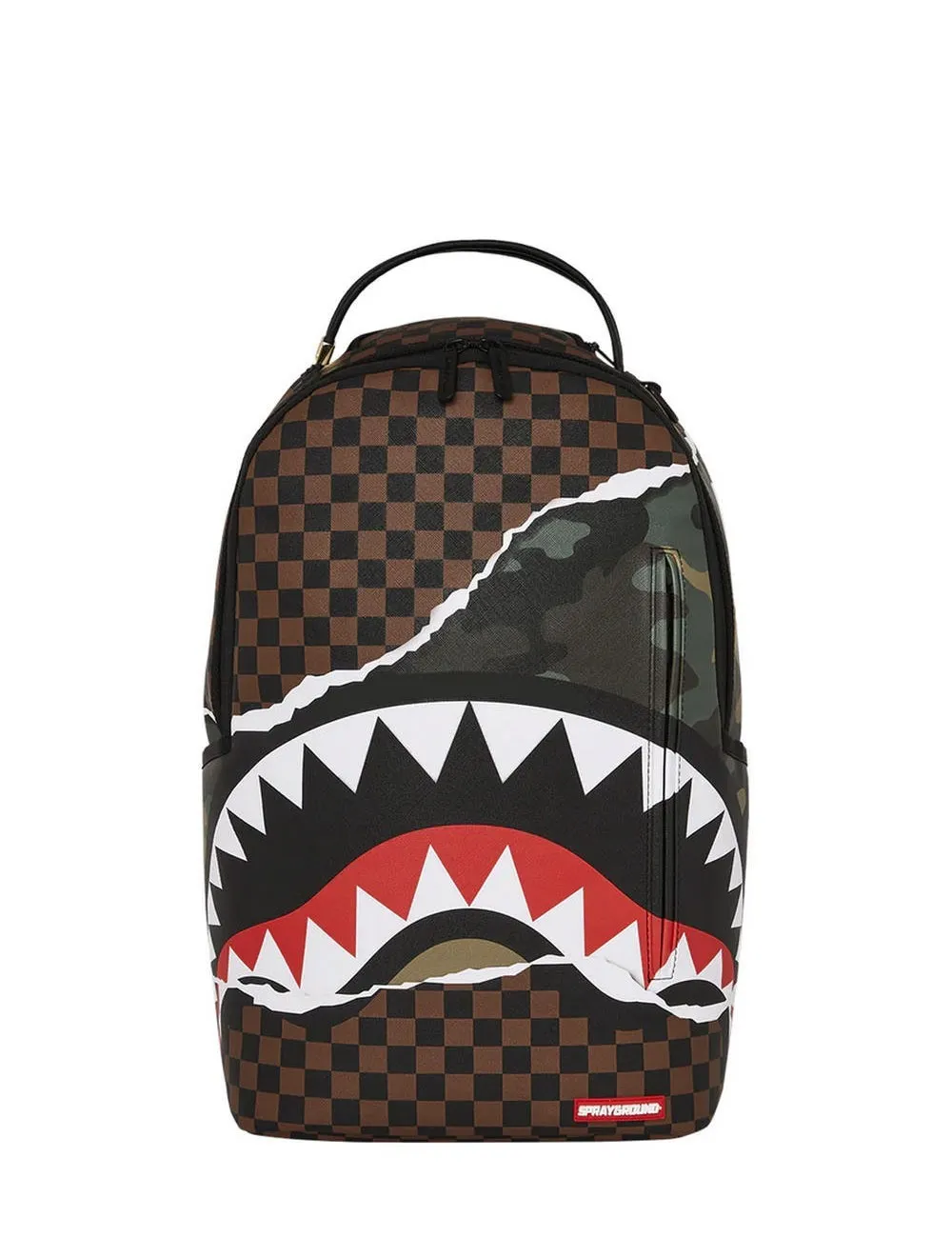 Sprayground     ZAINO TEAR IT UP CAMO BACKPACK Marrone