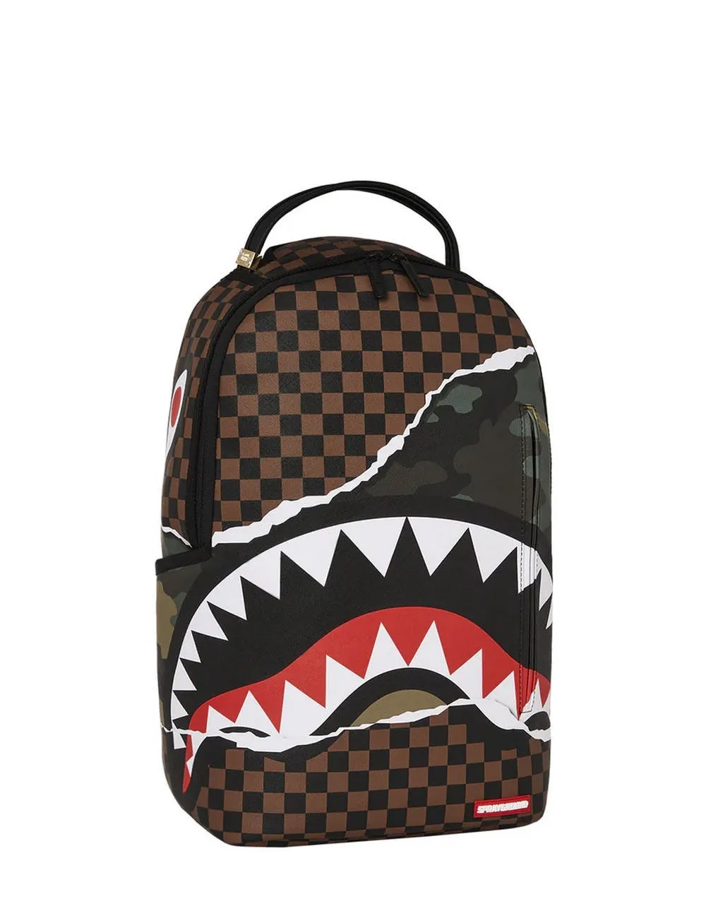 Sprayground     ZAINO TEAR IT UP CAMO BACKPACK Marrone