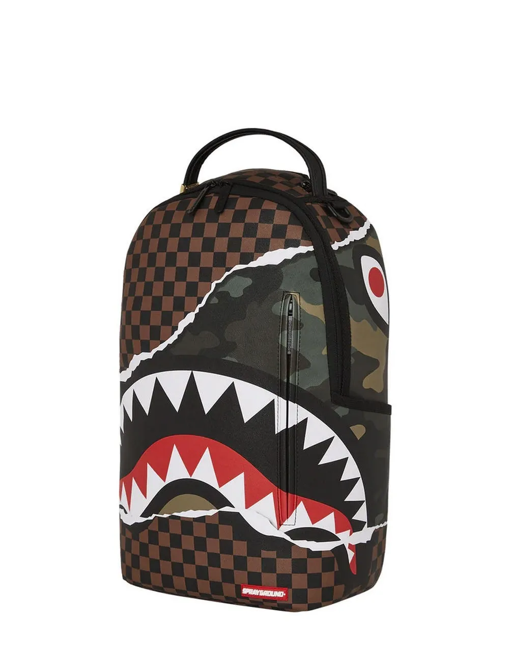 Sprayground     ZAINO TEAR IT UP CAMO BACKPACK Marrone