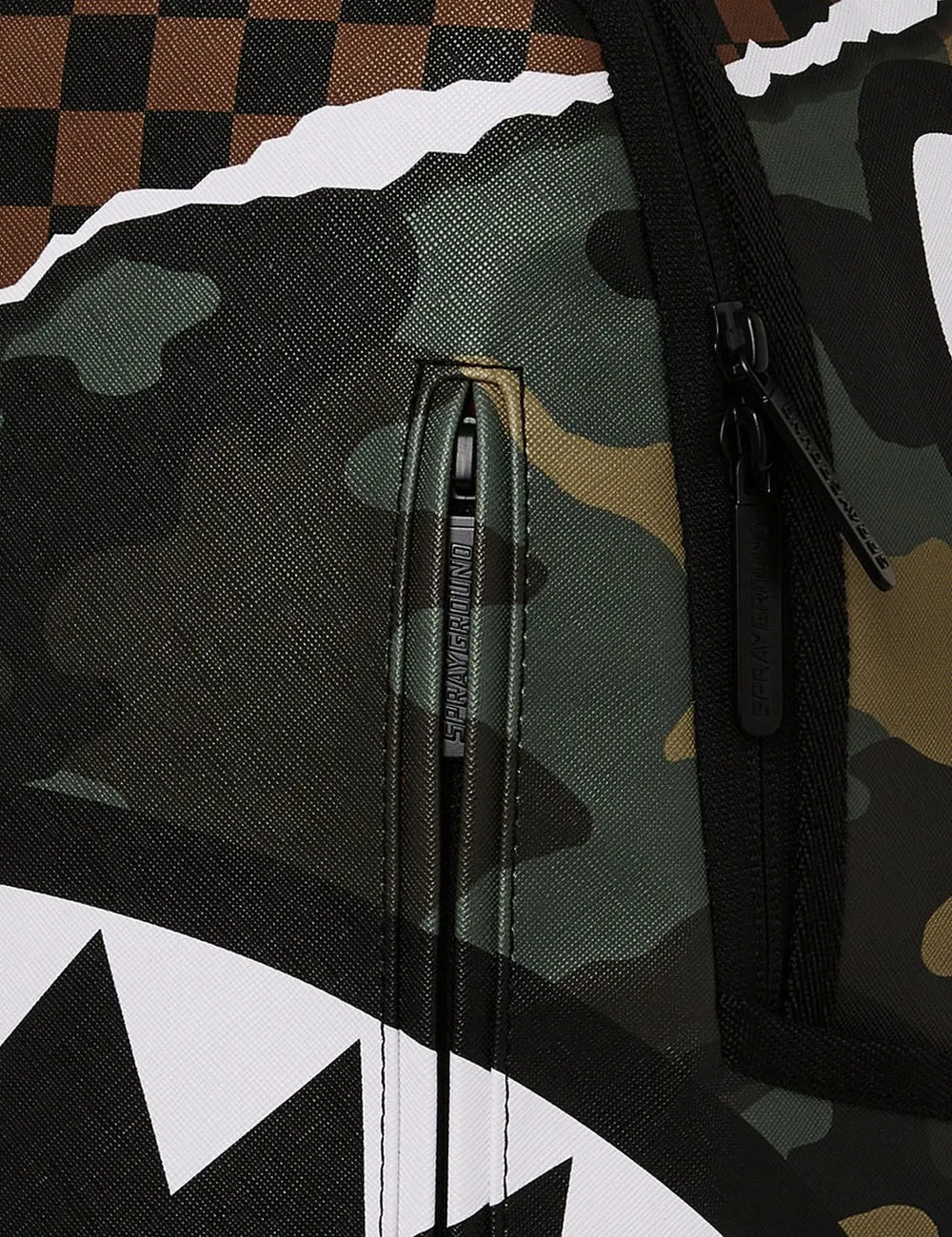 Sprayground     ZAINO TEAR IT UP CAMO BACKPACK Marrone