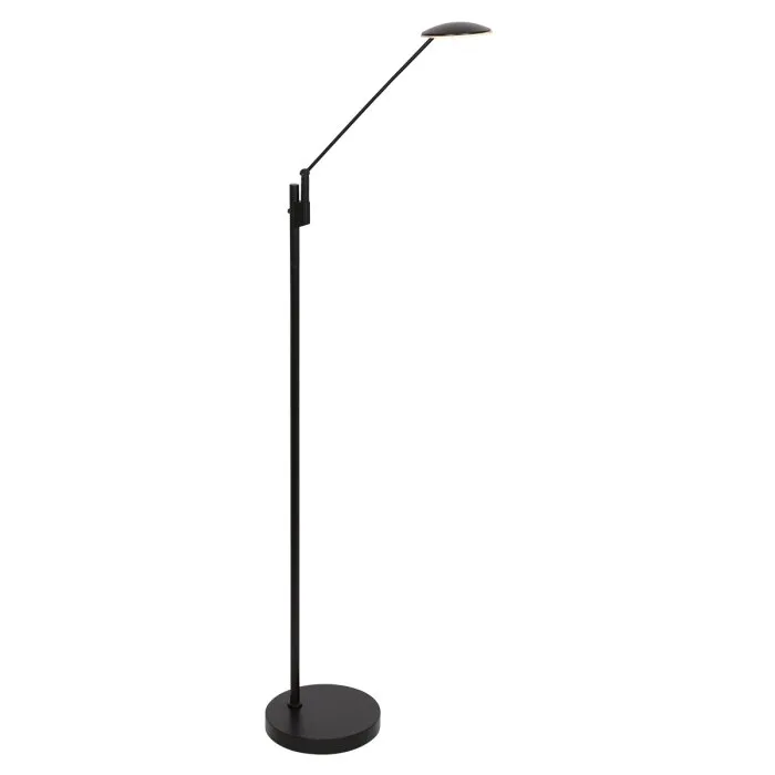 Steinhauer Daphne Lampada da terra LED Nero, 1-Luce