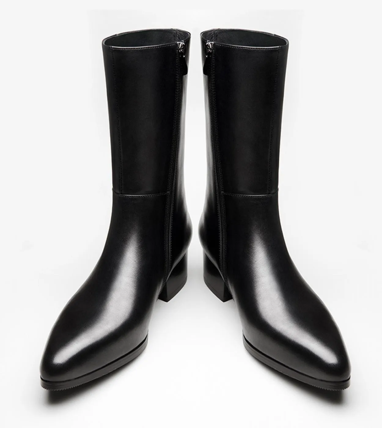 Stivali caldi da uomo invernali con tacchi alti 5 cm di altezza in vera pelle di lusso 2023 New Style British Trend Designer Man
