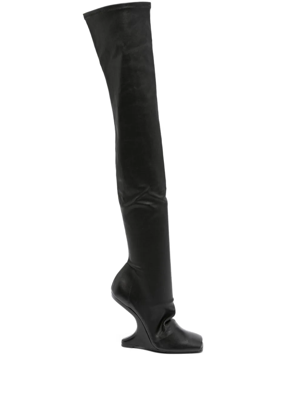 Stivali Cantilever 120mm Rick owens lilies in nero - donna