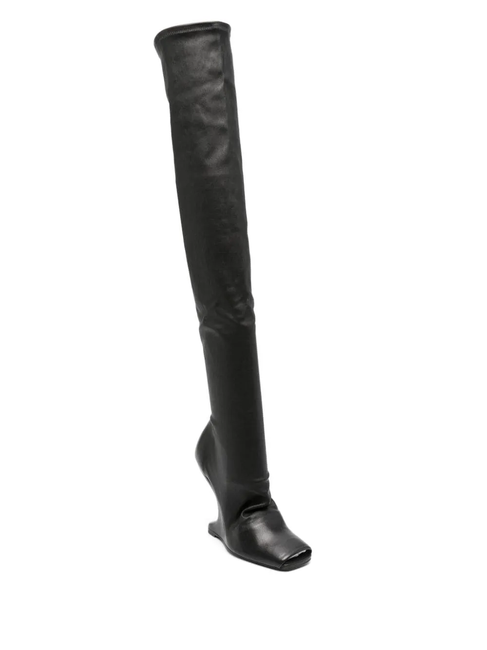 Stivali Cantilever 120mm Rick owens lilies in nero - donna