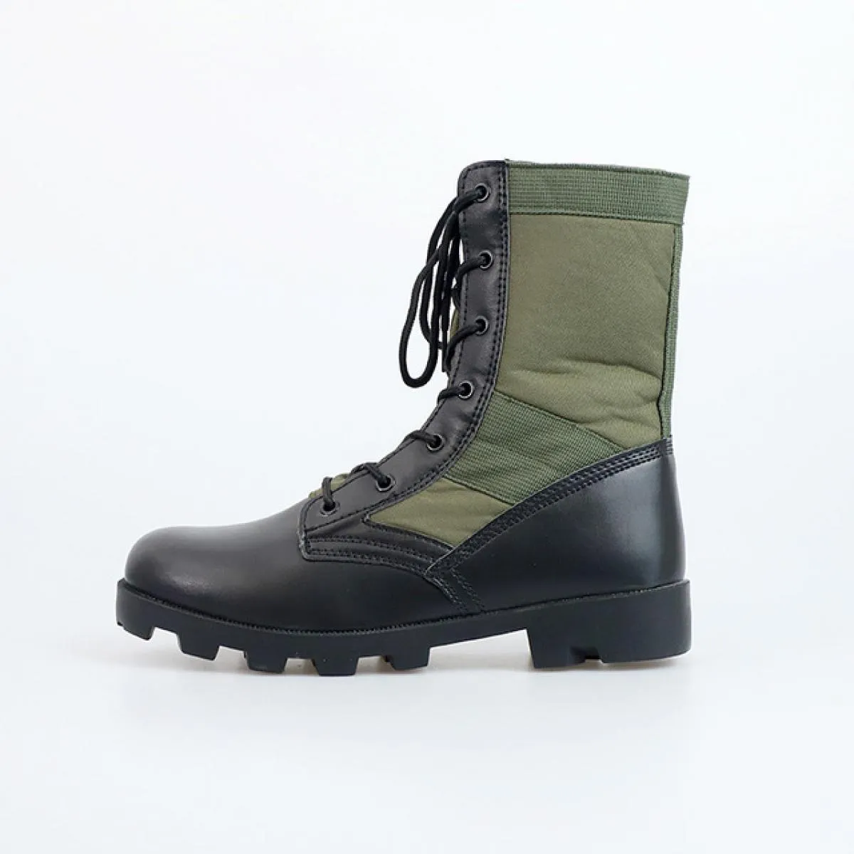 Stivali da deserto mimetici da uomo Stivali da combattimento da trekking primavera autunno Scarpe da ginnastica stringate con pu