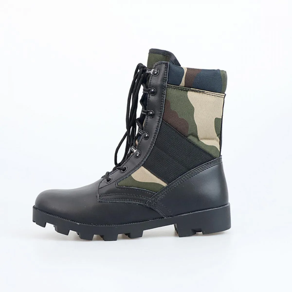 Stivali da deserto mimetici da uomo Stivali da combattimento da trekking primavera autunno Scarpe da ginnastica stringate con pu