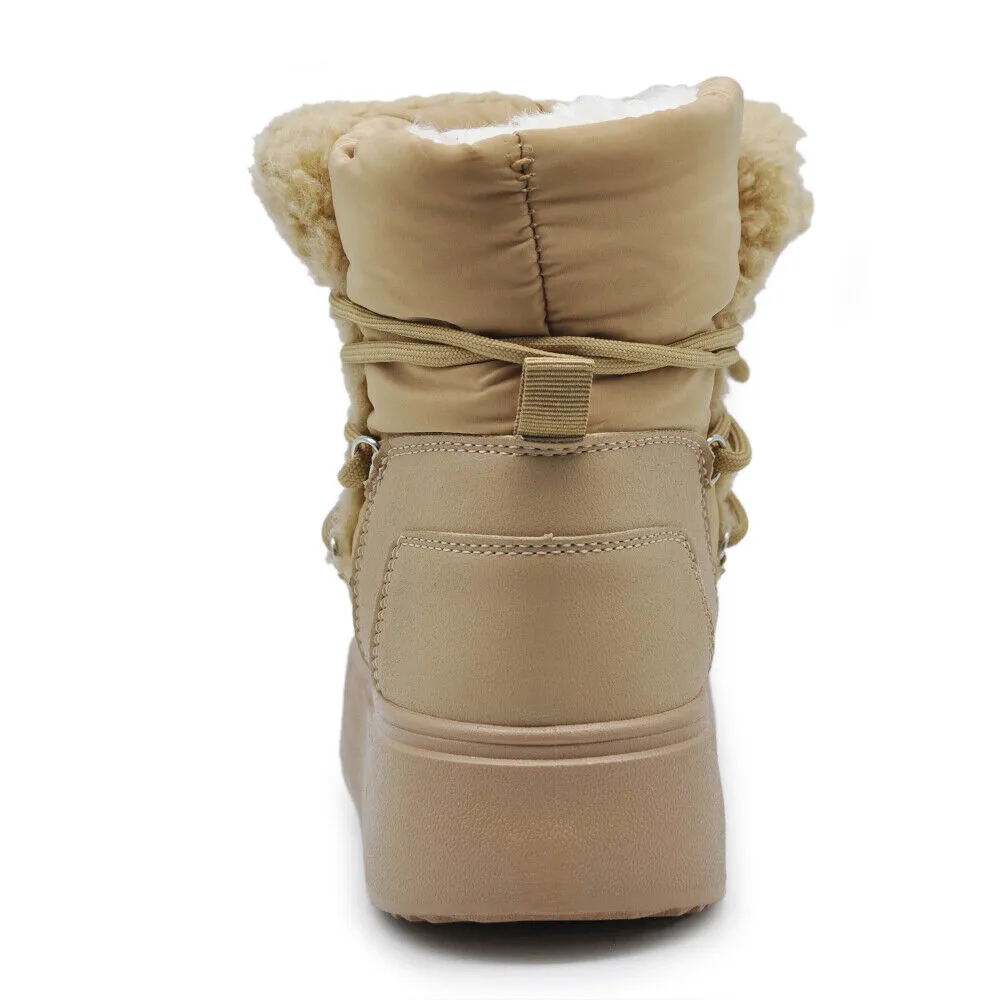 Stivali Mammut Camoscio Pelosi Pelliccia Pelo Montone da Donna Doposci 700-10