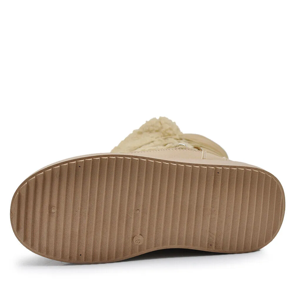 Stivali Mammut Camoscio Pelosi Pelliccia Pelo Montone da Donna Doposci 700-10