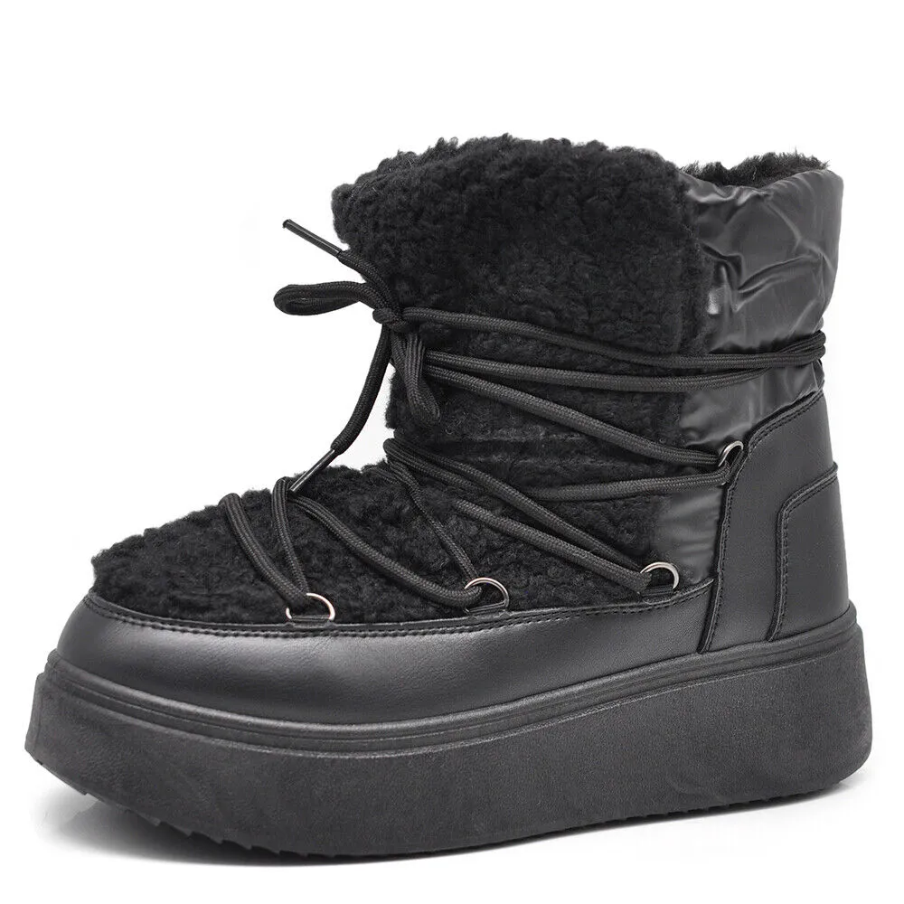 Stivali Mammut Camoscio Pelosi Pelliccia Pelo Montone da Donna Doposci 700-10