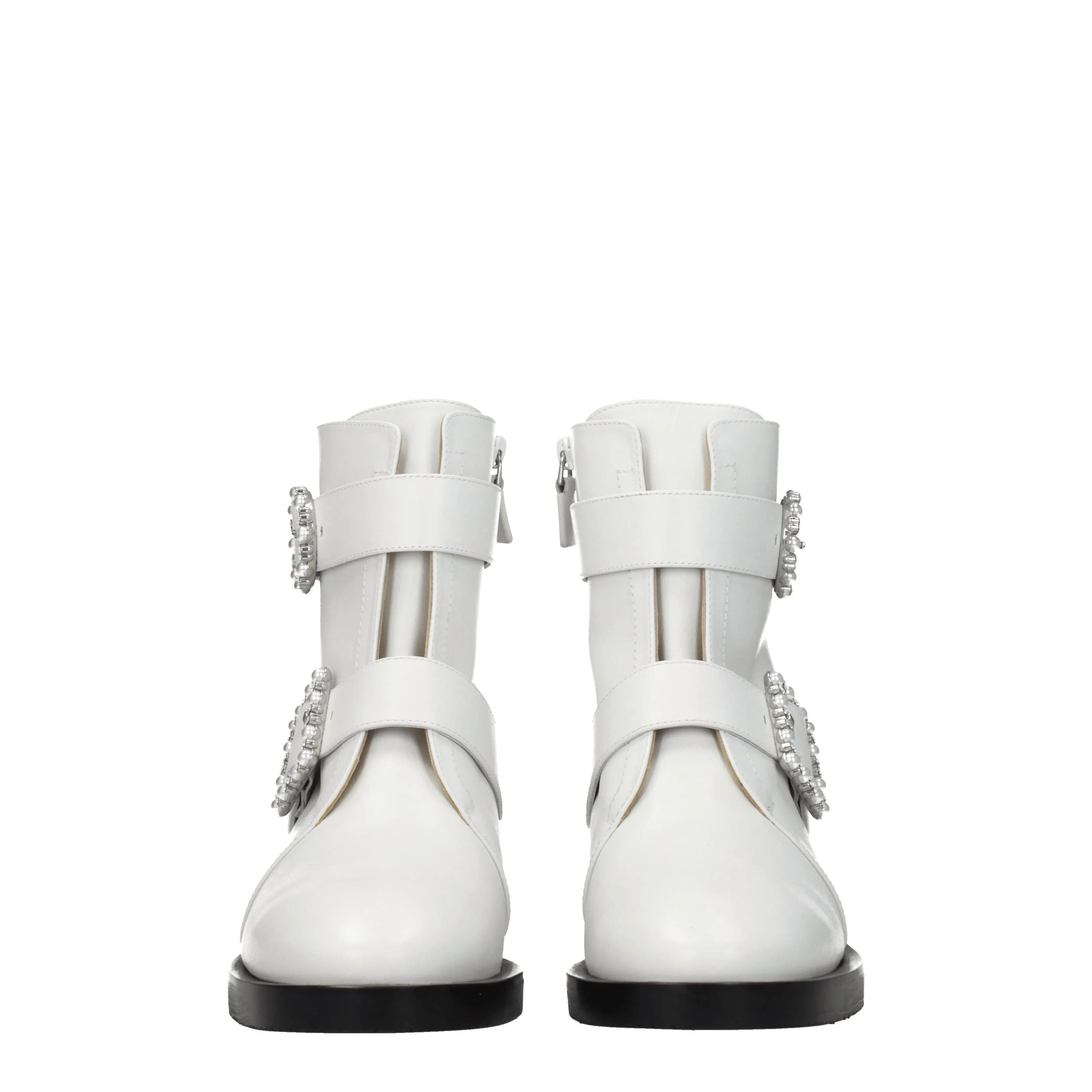 Stuart Weitzman Stivaletti Rydr Donna Pelle Bianco